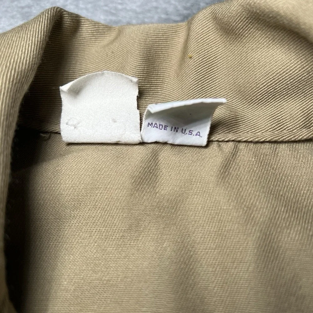 Maverick Shirt Women Size Medium Top Khaki Heavyweight Safari Cargo
